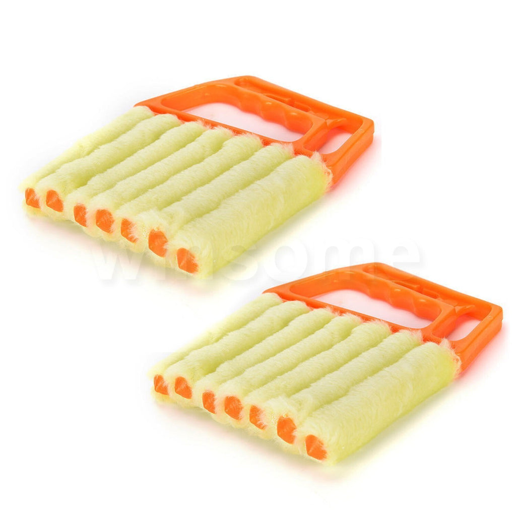 7 Brush Venetian Blind Cleaner Washable Easy Cleaning Tool Duster Microfibre 2Pc