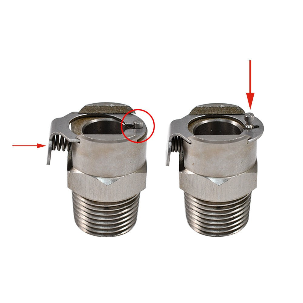 Stainless Steel Fuel pump quick release metal connector For BMW R1200GS ADV@