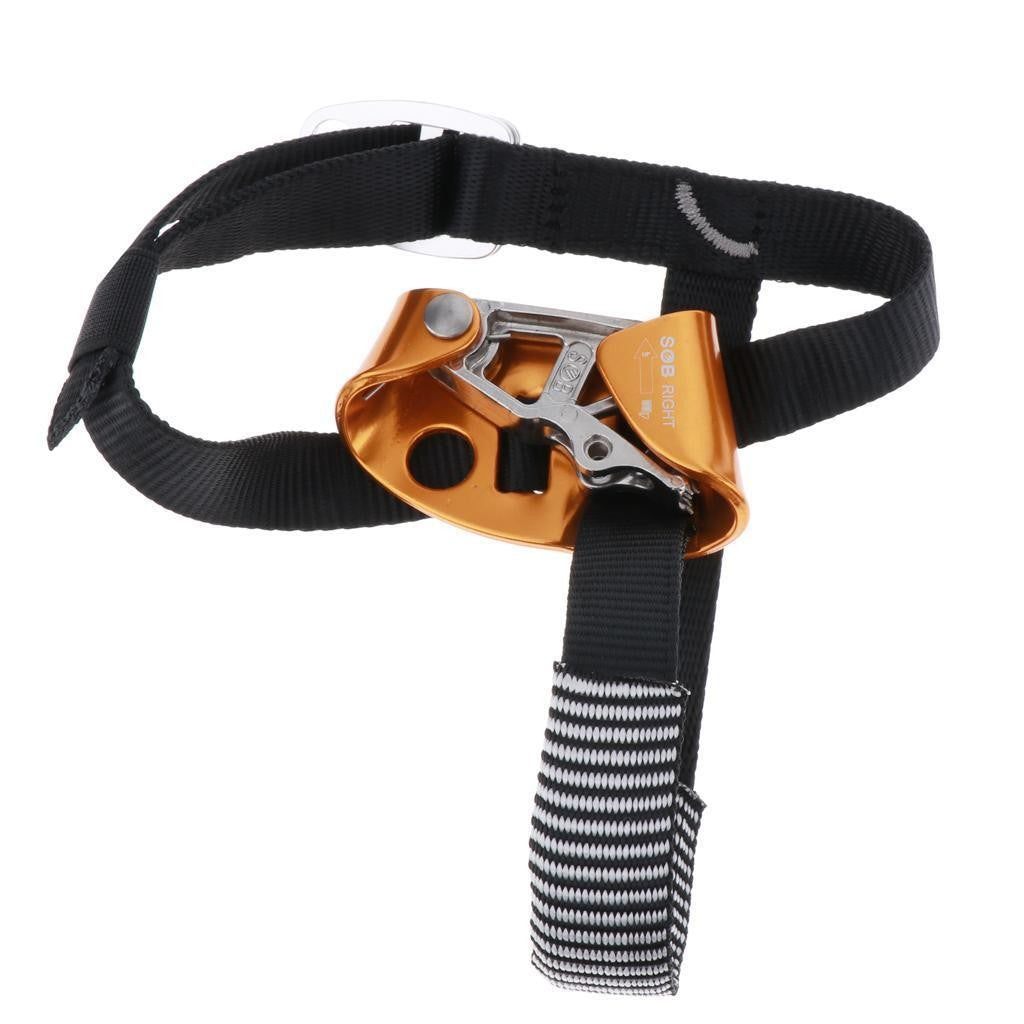Foot Ascender Climbing Tree Arborist Rappelling Equipment Rope Clamp for Right
