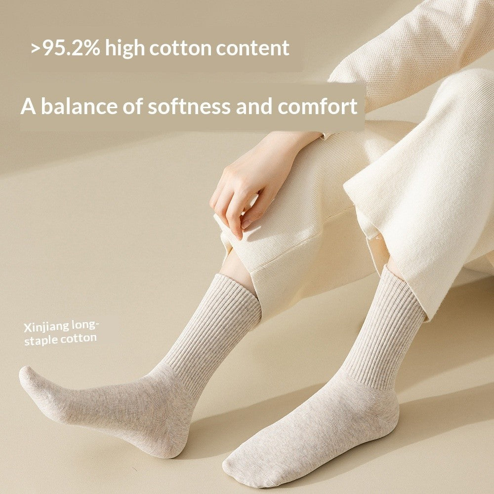 Womens Cotton Long Sports And Casual Socks