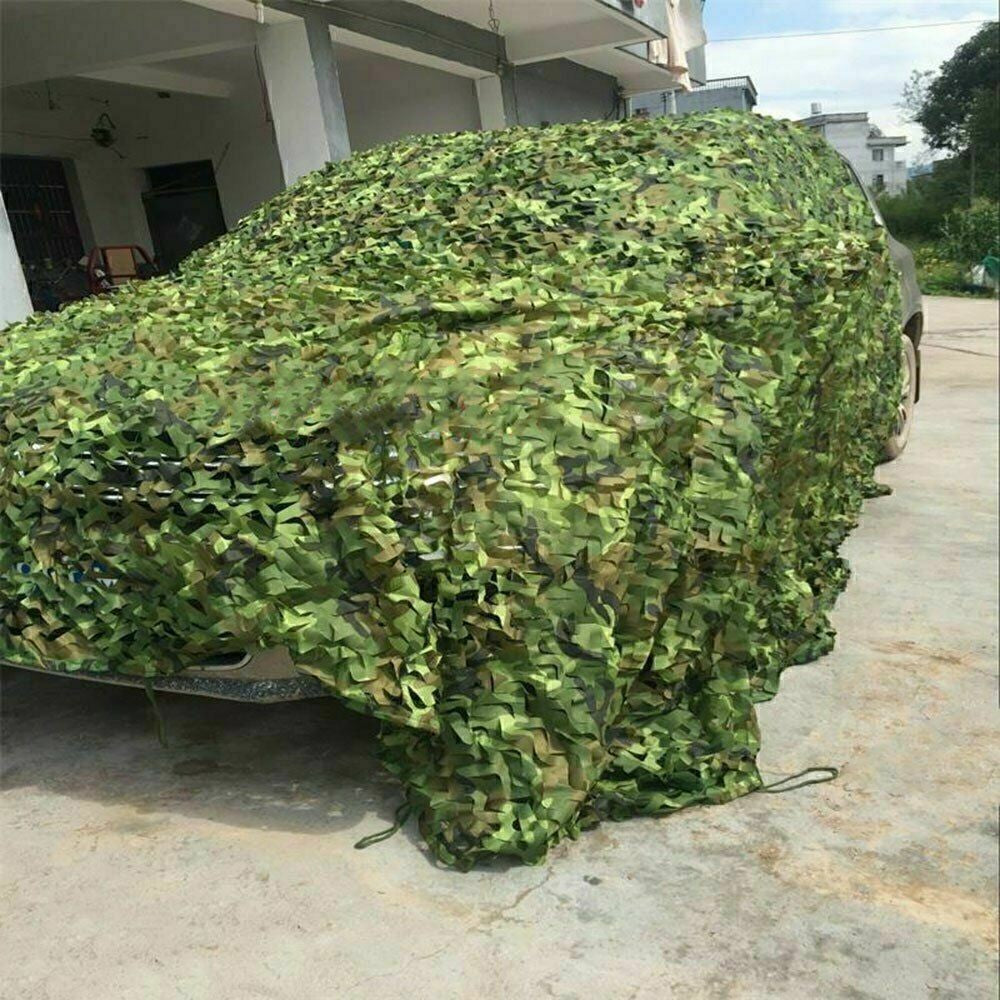 10M Large Camouflage Net Camo Netting Shooting Hunting Camping Army Hide Cover
