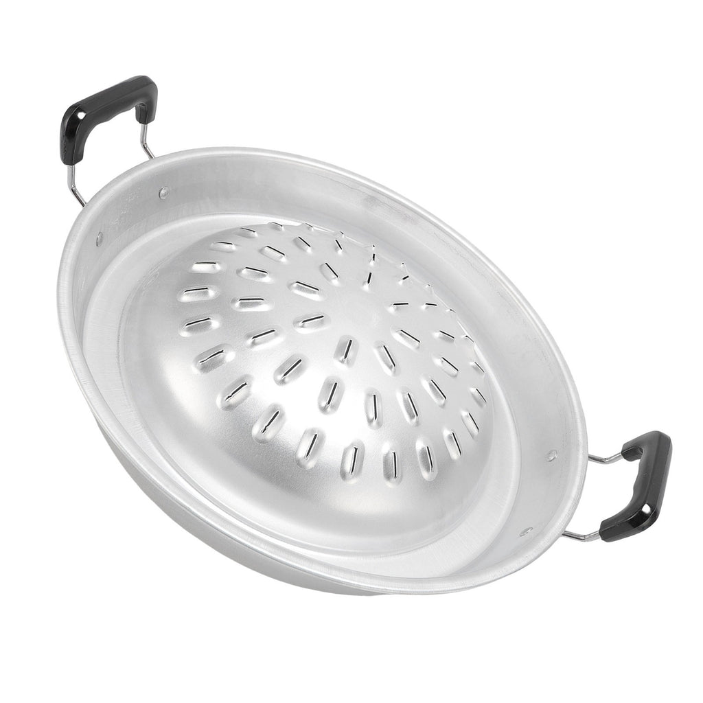 *35cm/13.78in* Original Color Thai BBQ Grill Pan 2 In 1 Non Stick Even Heating