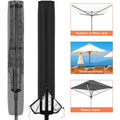 420D Rotary Dryer Washing Line Cover with Zip Heavy Duty Waterproof 165x16x16cm