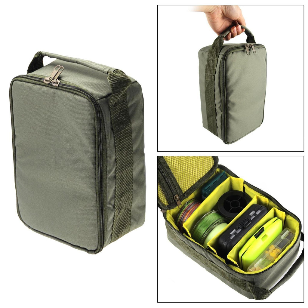Fishing Reel Bag Gear Lure Tool Carry Storage Fishing Tackle Organizer
