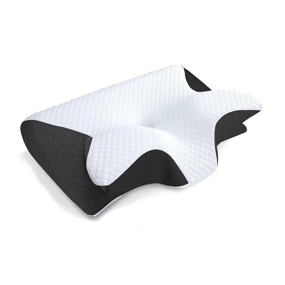 Cervical Foam Pillow Ergonomic Support Eases Neck Shoulder Pain Side Sleepers