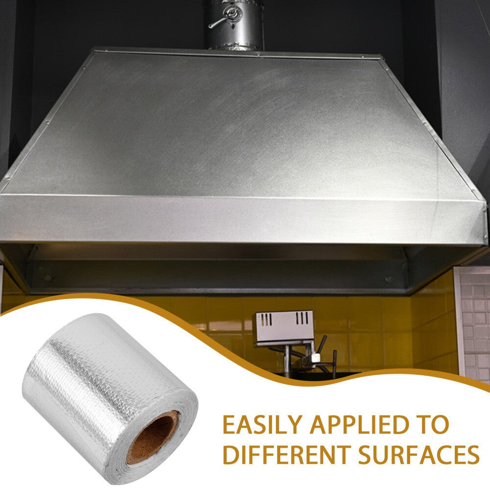 Insulated Aluminum Foil Cloth Heat Proof Tape Ducting Insulation
