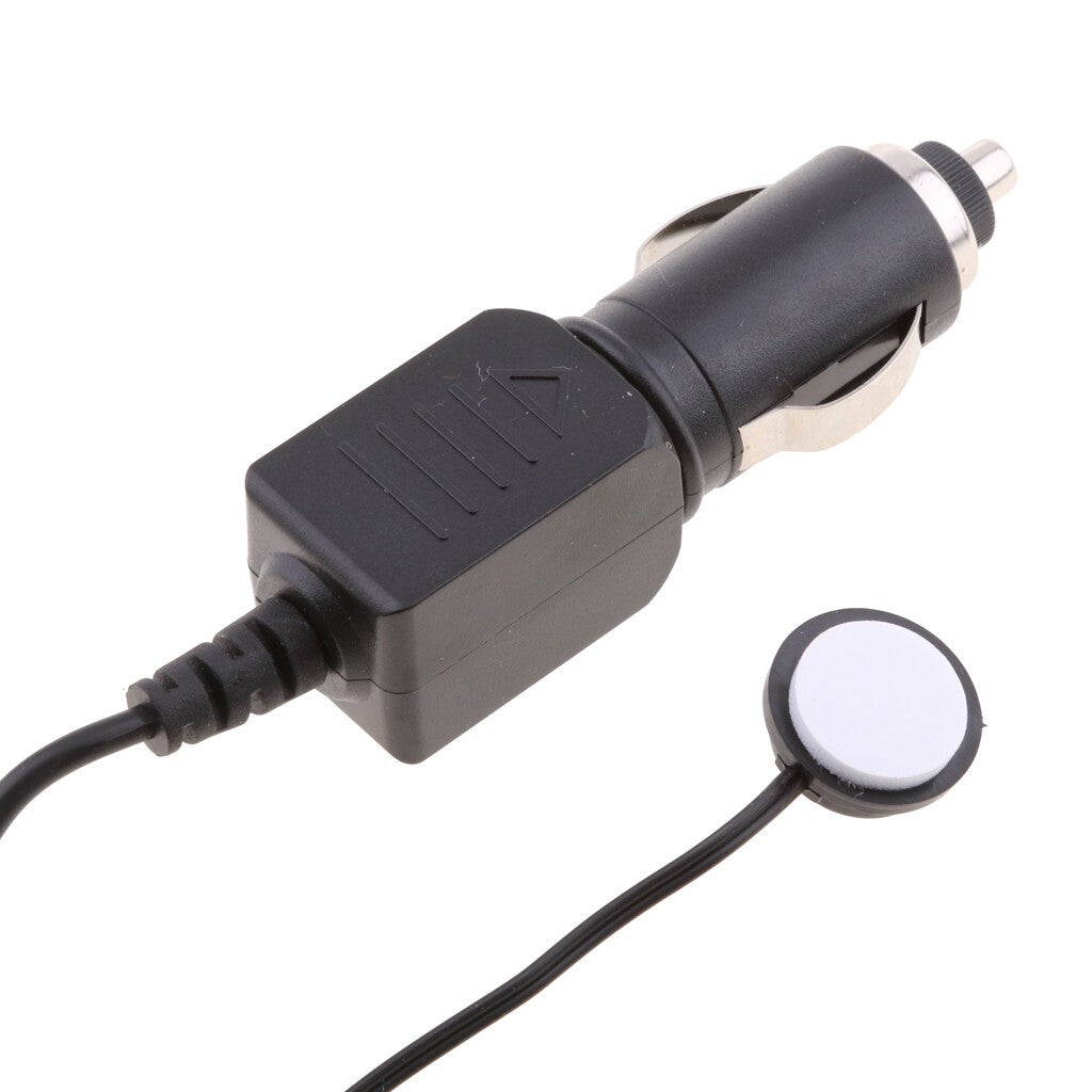 12V Car LCD Digital Clock In/Outdoor Temperature Thermometer Voltage Meter