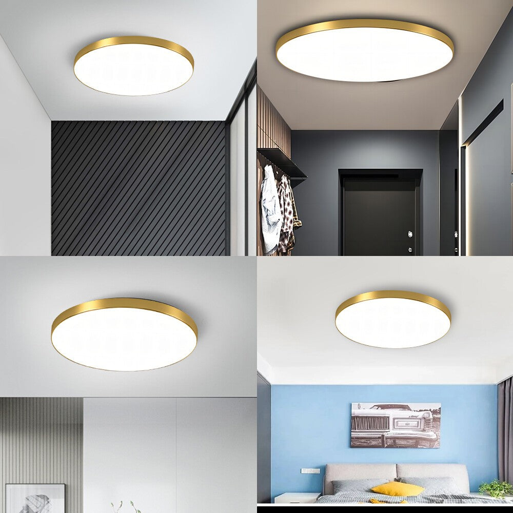 Lights Bathroom Kitchen Living Room Lamp Thin LED Ceiling Light Round Panel Down