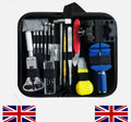 147PCS Watch Repair Tool Kit Back Case Opener Remover Spring Pin Bars Watchmaker