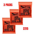 3 Sets Nickel Wound Electric Guitar Strings 10-52 Fits for Ernie Ball 2215