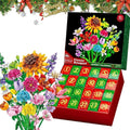 Flower Bouquet Building Blocks Advent Calendar 2025 Unique 24 Days Christmas