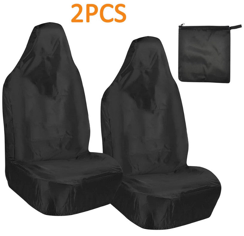 2Pcs Washable Front Seat Covers Universal Car Van Waterproof Anti-dust Protector