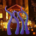 Set of 4 Inflatable Octopus Tentacles for Halloween Window Decoration