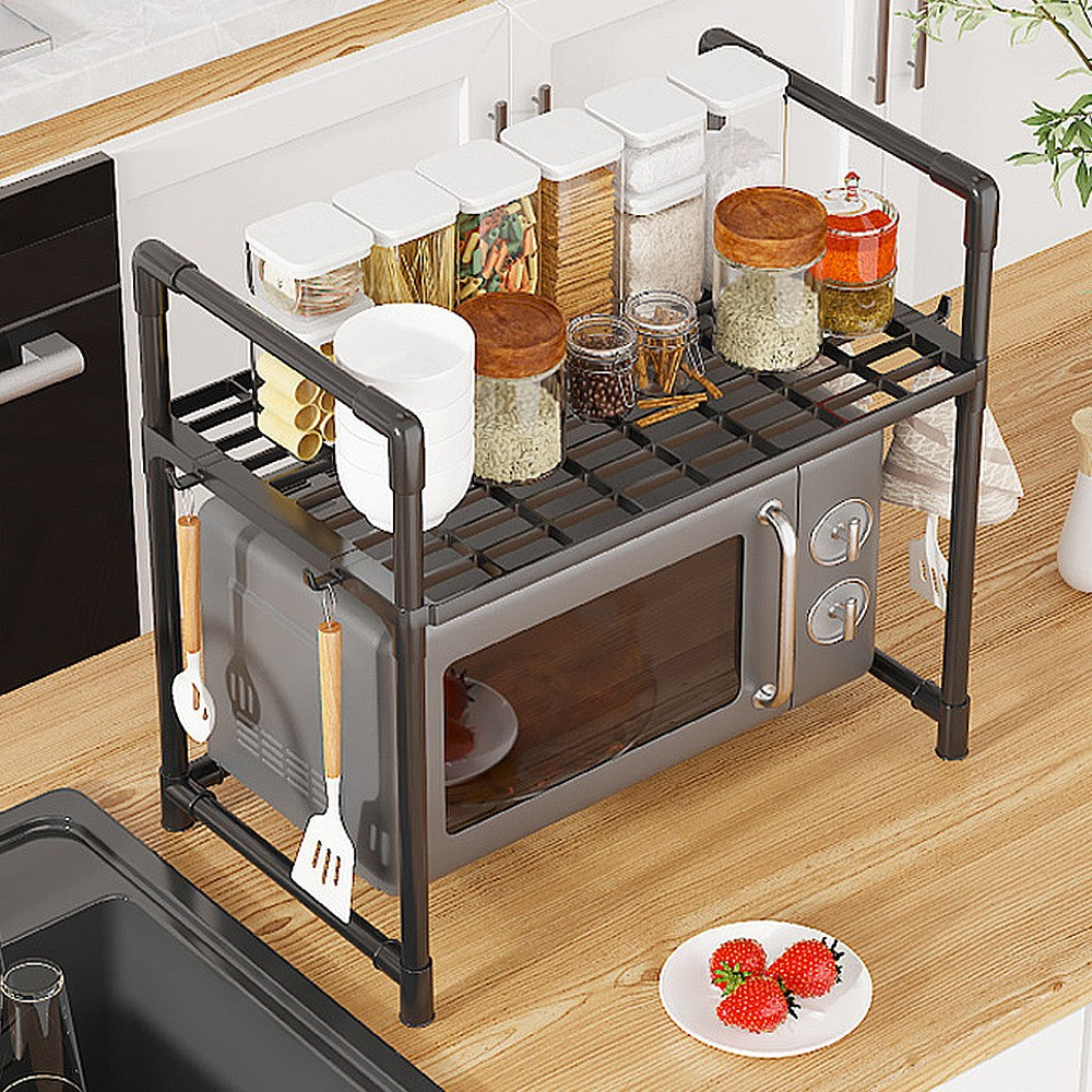 2/3 Tier Microwave Oven Rack Stand Storage Holder Kitchen Corner Shelf UK