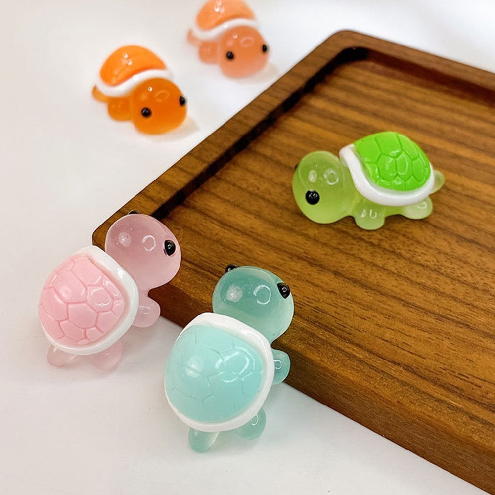30 PCS Mini Resin Turtles Bright Decorative Ornaments for All Spaces