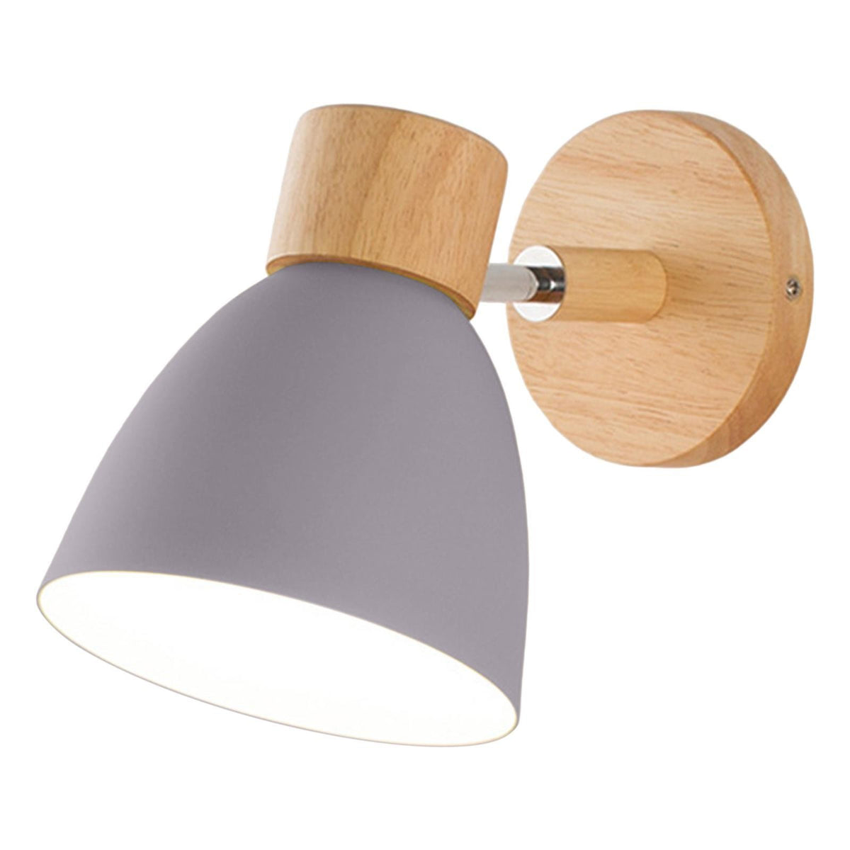 *Nordic* Wall Lamp Wood E27 Bedside Creative Macaron Wall Sconce Wall Light for