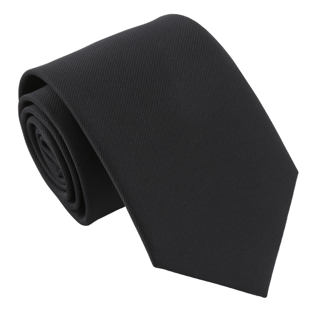 Mens Modern Classic Tie Plain Twill Formal Wedding Prom Business Necktie by DQT