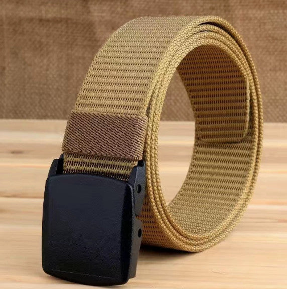 Quick Release Work Belt Tactical Men Army Webbing Nylon Military Waistbelt UK