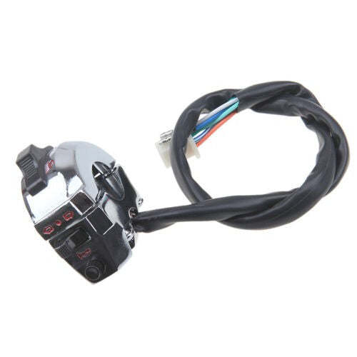 22mm 7/8" Motorcycle Handlebar Headlight Indicator Turn Signal Light Horn Switch