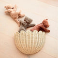 Scallop Wall Basket Scalloped Wall Wicker Basket 36*20CM
