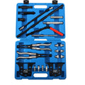 39pcs Cylinder Head Service Tool Set Valve Spring Compressor Removal Installer