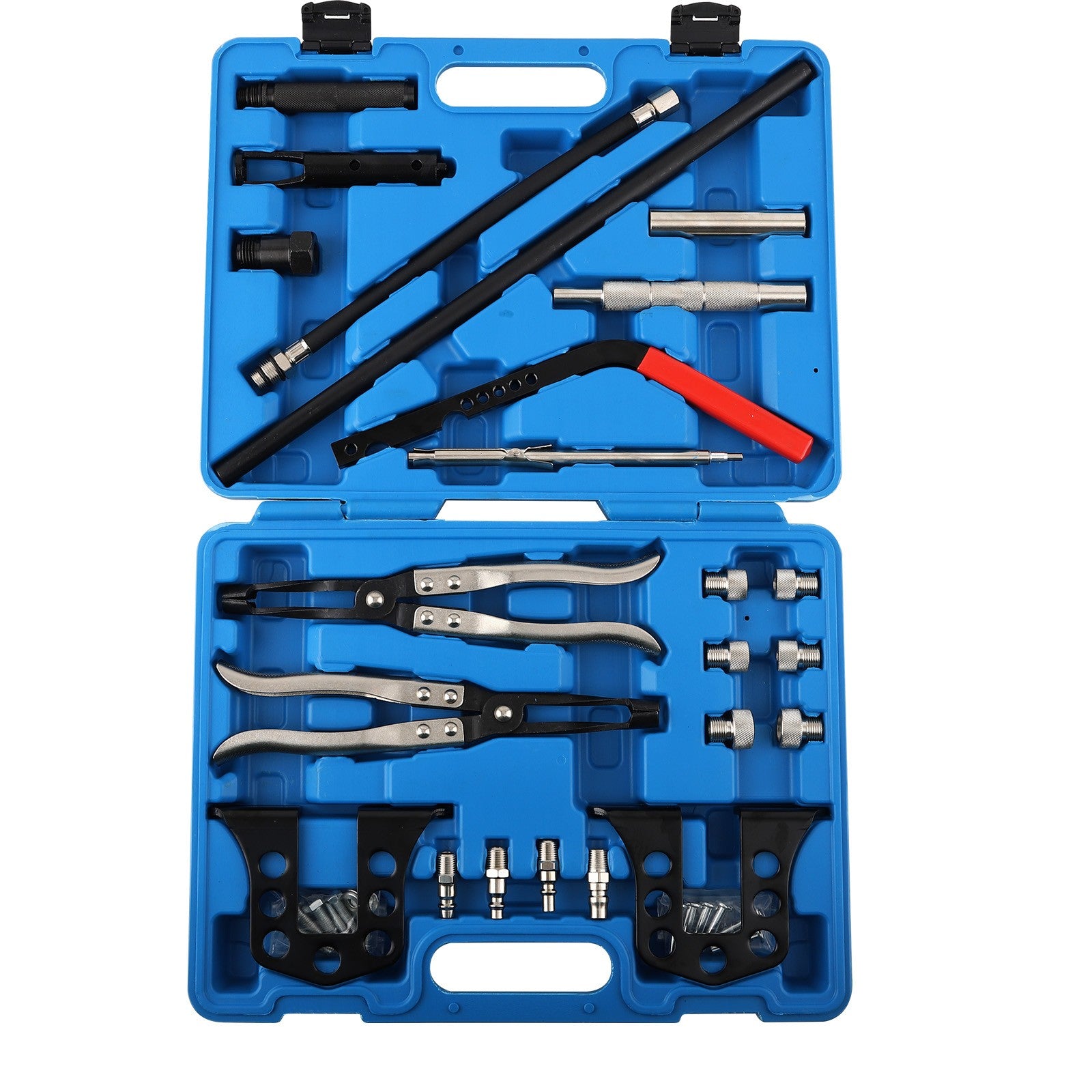 39pcs Cylinder Head Service Tool Set Valve Spring Compressor Removal Installer