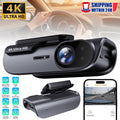 GPS HD 4K Dash Cam Wireless WiFi Front Car DVR Camera Video Recorder G-Sensor-UK