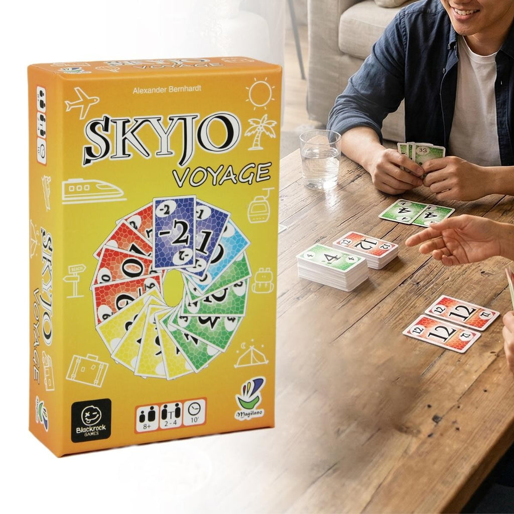 SKYJO VOYAGE Compact Travel Game Casual Party Board Game Card