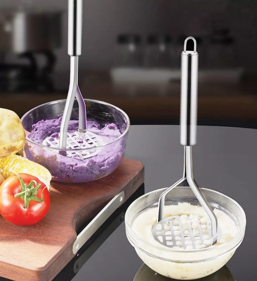 Potato Masher Stainless Steel Press Professional Vegetable Crusher Thick Durable
