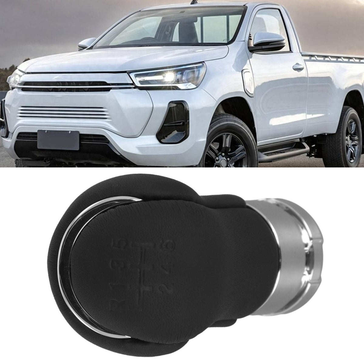 6 Speeds Shift Knob for For TOYOTA For HILUX Revo Customize and Personalize．