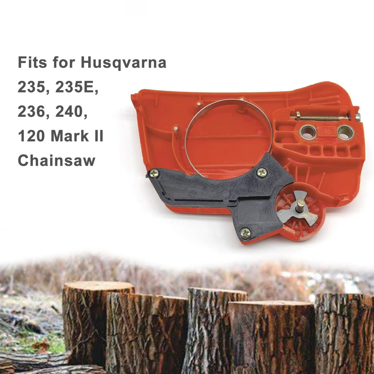 For Husqvarna 120 Mark II Chainsaw Clutch Cover Assembly 525628901 Replacement