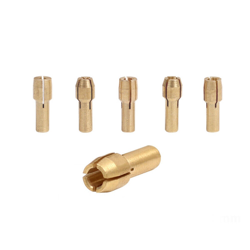 10x Brass Drill Chuck Collet Bit Set 0.5-3.2mm For Dremel Rotary Tools 4.8mm UK