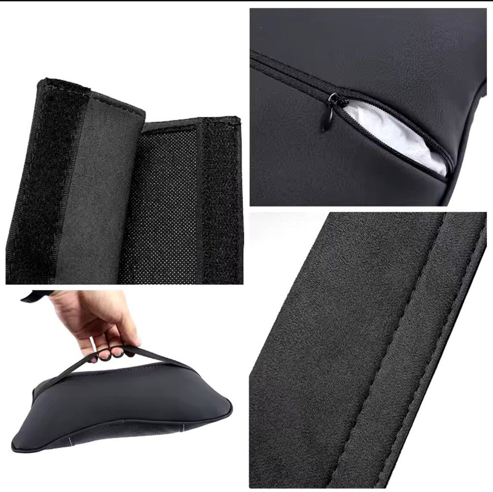 Luxury PU Leather B-M-W Headrest Cushion Neck Support Pillow for B-M-W M Sport