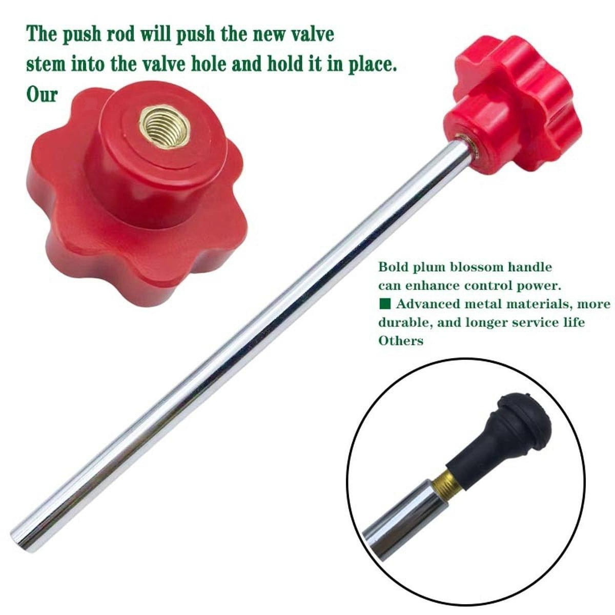 Quick Change Tire Valve Tool Kit for Replacing Leaky Valves in Car Trucks
