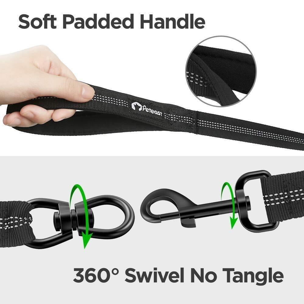 Double Dog Leash Dual Two Dog Lead Splitter No Tangle 2 Way Dogs Walking Leash