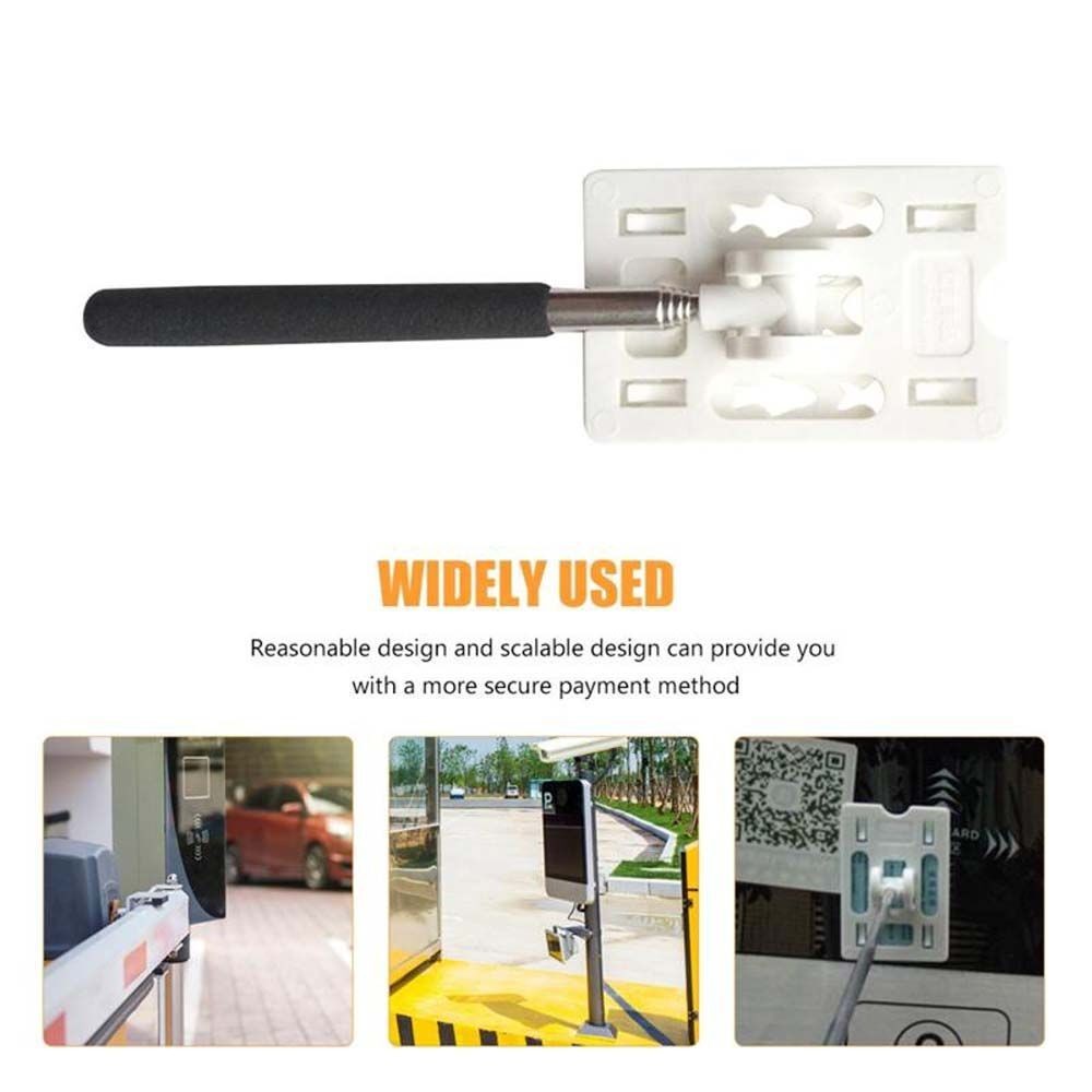 Stick Vehicle Parking Toll Parking Telescopic Punch Bar  Contactless Payment Rod