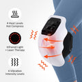 4-in-1 Cordless Knee Massager with Heat Vibration Red Light Therapy Pain Relief