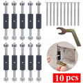 10PCS Switch Socket Cassette Screws Support Rod Wall Mount Box Repair Tools Kits
