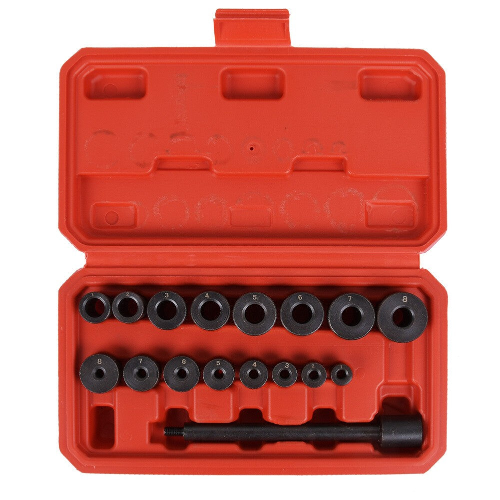 17pcs Universal Clutch Aligning Alignment Plate & Flyingwheel Pilot Bearing Hole