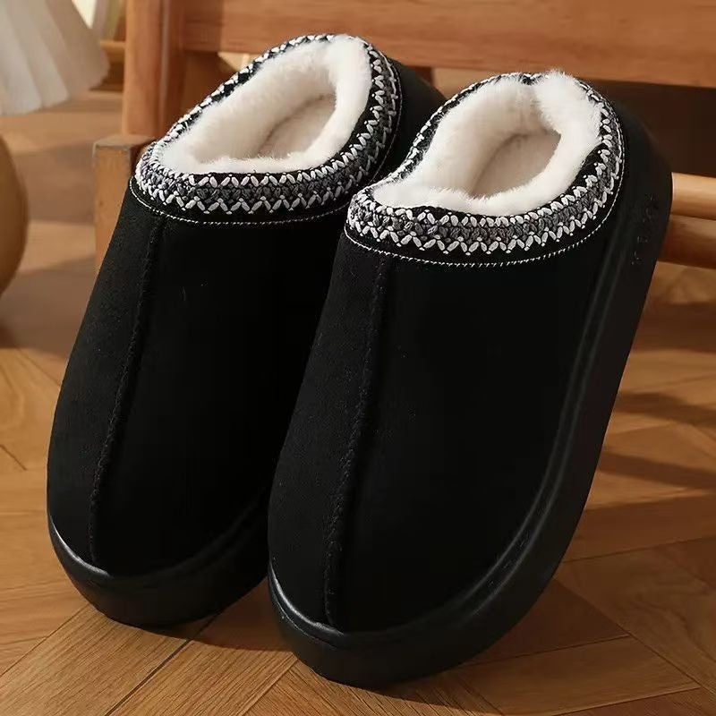 LADIES WOMENS WARM FAUX FUR SNUGG SLIP ON IN OUT DOOR SLIPPERS SHOES BOOTS SIZE