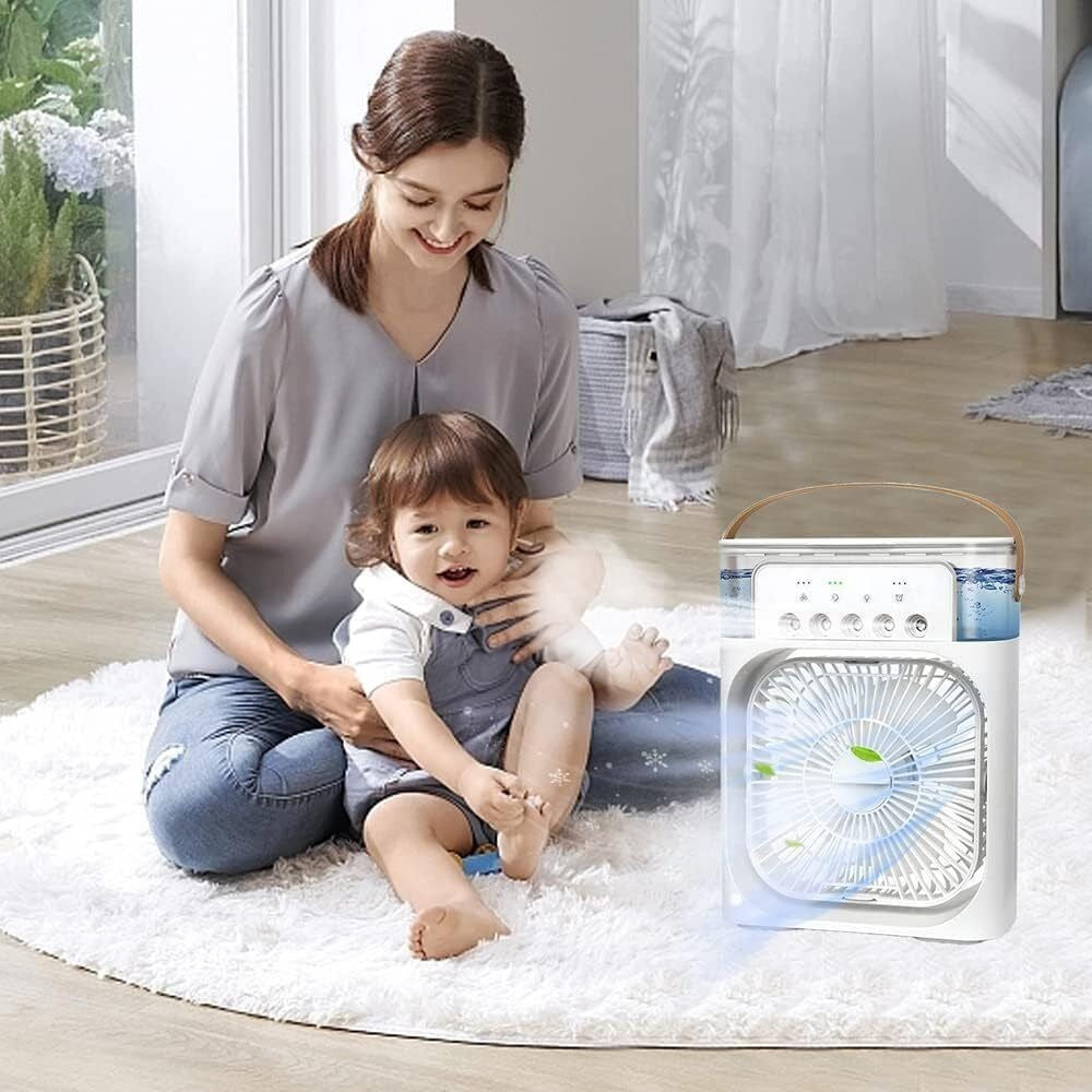 Portable Air Cooler Fan Evaporative Ice Cold Cooling Air Conditioner Humidifier