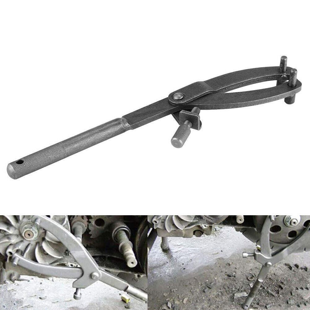 Motorcycle Clutch Flywheel Spanner Wrench Pulley Sprocket Holder Locking Tool UK