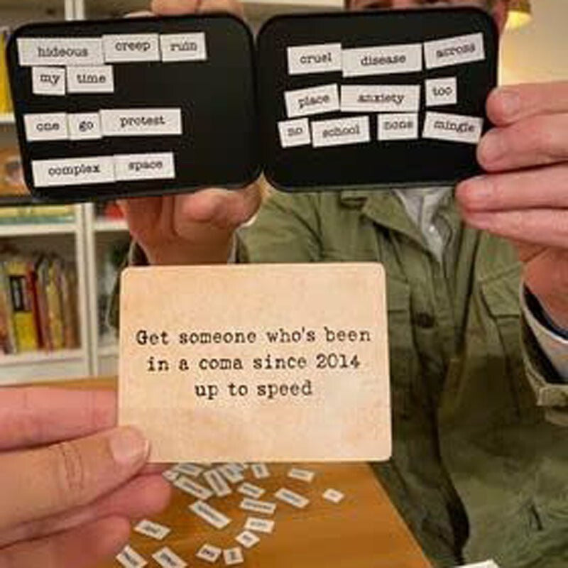 Ransom Notes: The Ridiculous Word Magnet Base Game 3+ Players Party