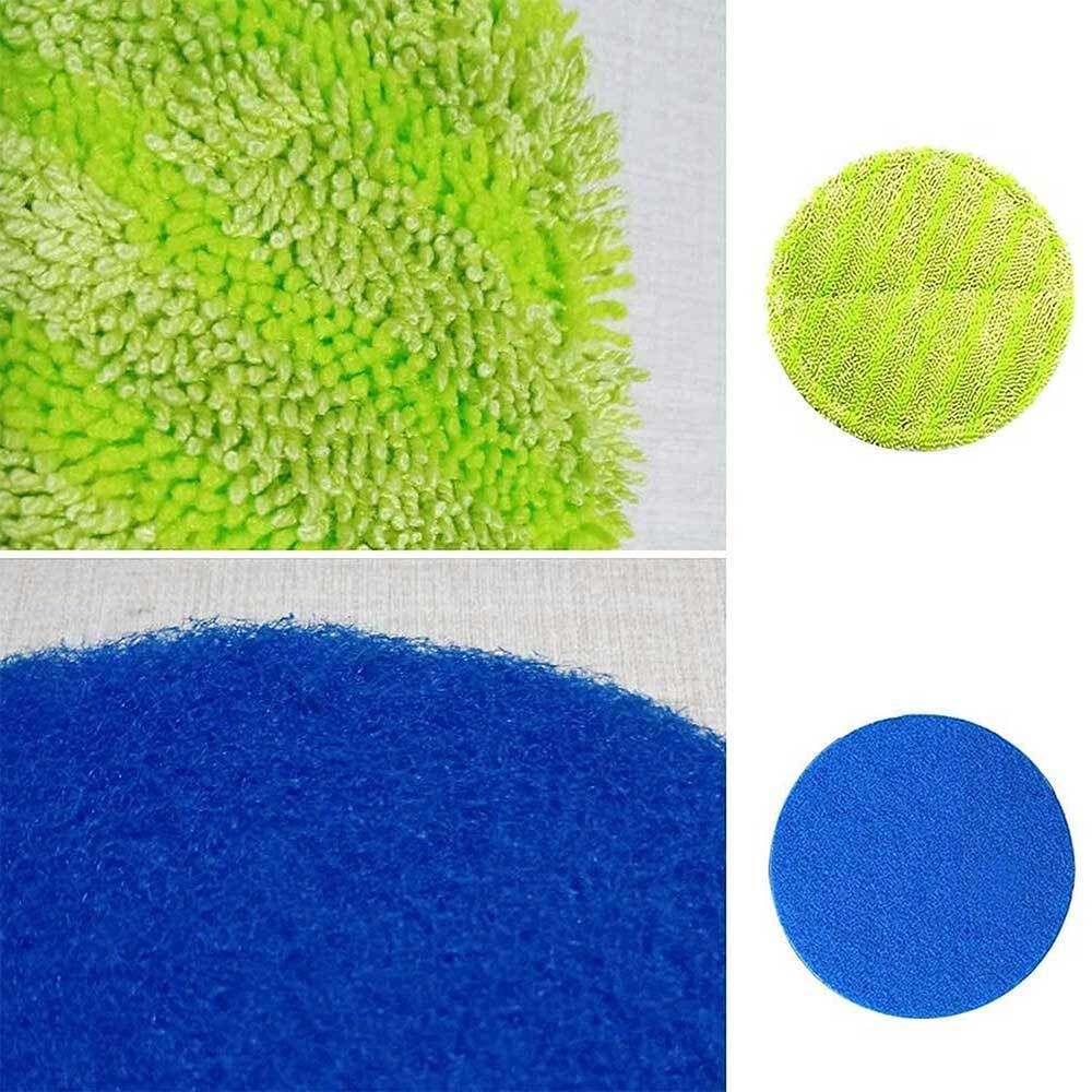Cordless Electric Spin Mop Rechargeable Floor Cleaner Scrubber With Pads