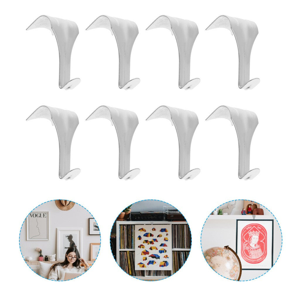 20 Pcs Picture Rail Hooks  Heavy Duty Coat Hangers Hanging Accessories