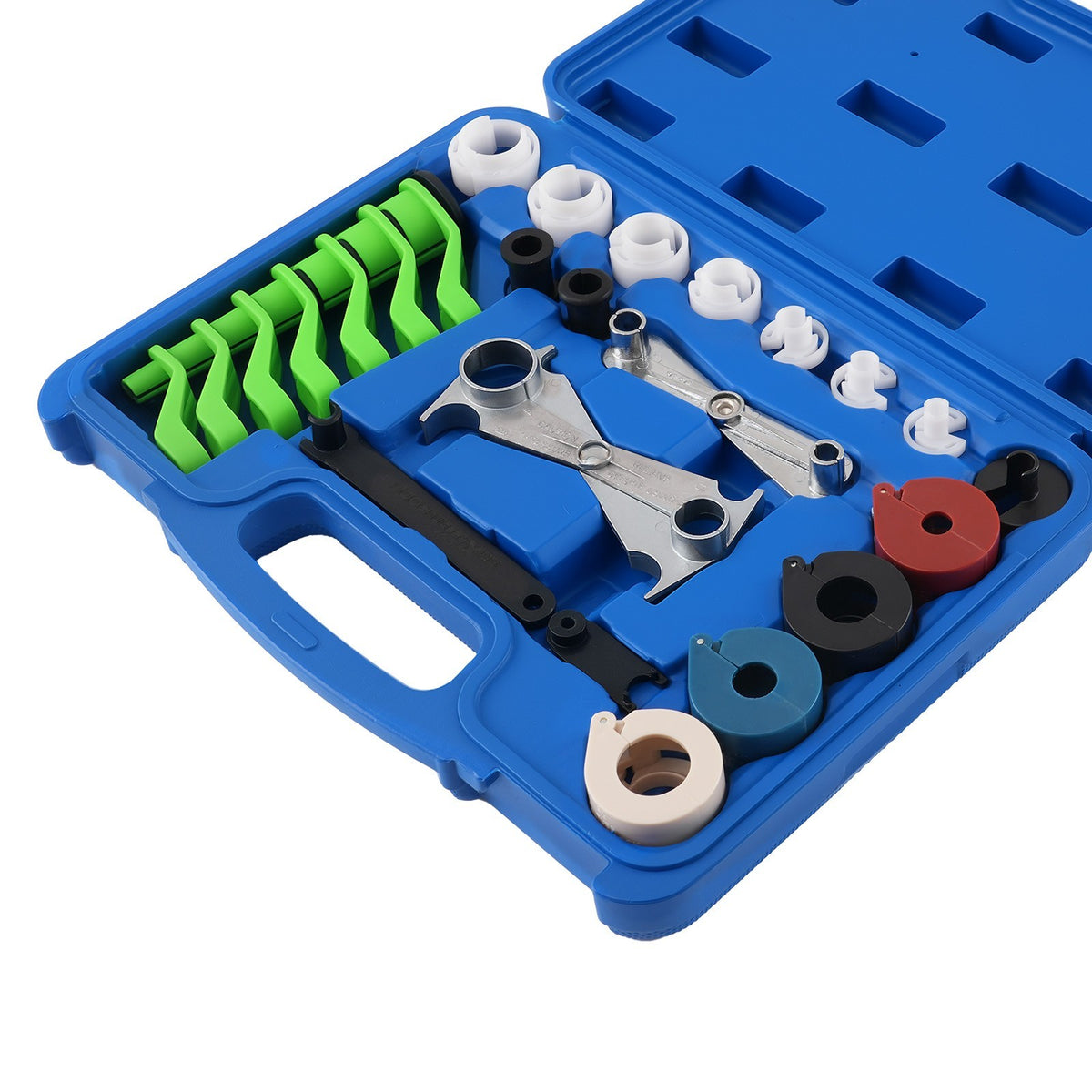 Fuel Line Disconnect Quick Release Tool Set 25PCS AC Hose Removal Kit