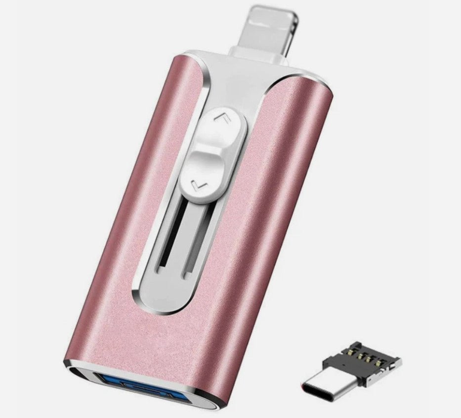 FileNest 4-in-1 USB Flash Drive for iPhone iPad,High Speed Photo Stick External