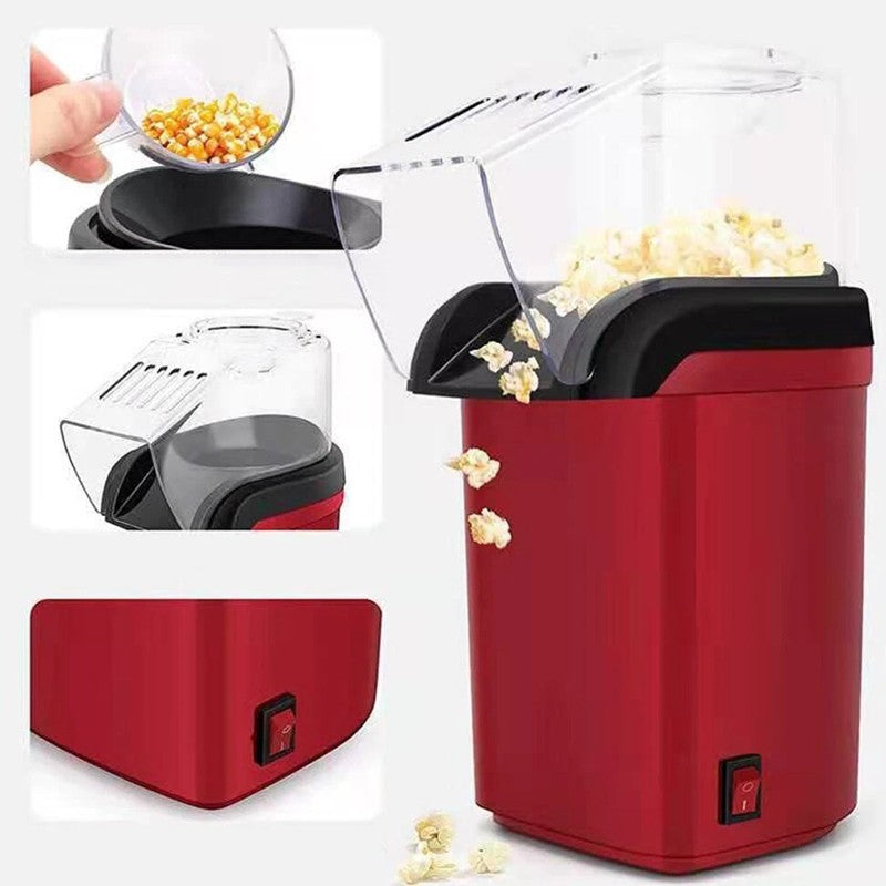 1200W Popcorn Maker – Electric Hot Air Popcorn Machine Oil Free NEW