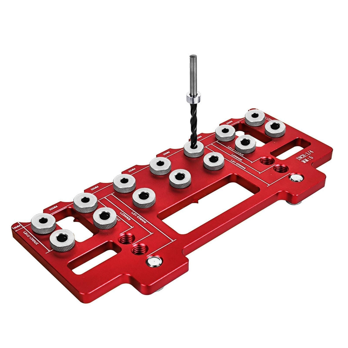 Shelf Pin Drilling Jig Drill Guide Template for DIY Furniture Bookshelf