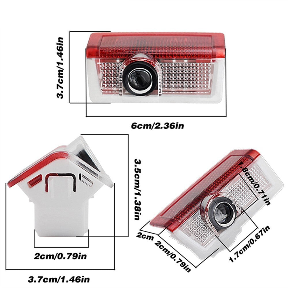 2x Door Light LED Lighting Laser Projector for B*Z  W176/W177/W205/W247/W213